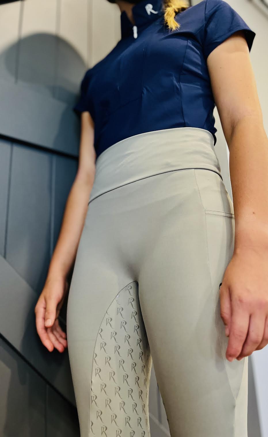 VR Ultra high waist Grey Riding Tights
