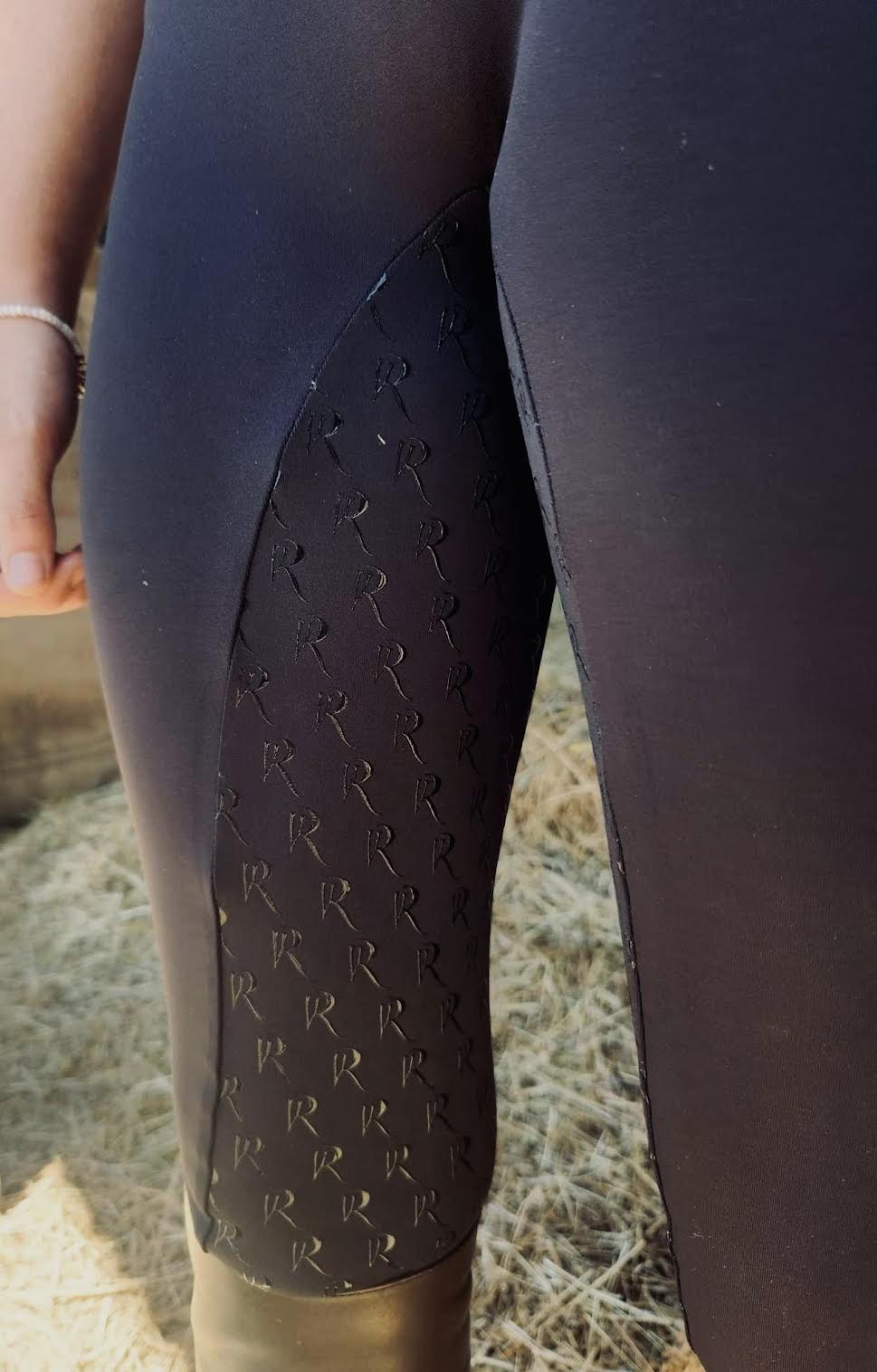 VR Ultra high waist Black Riding Tights