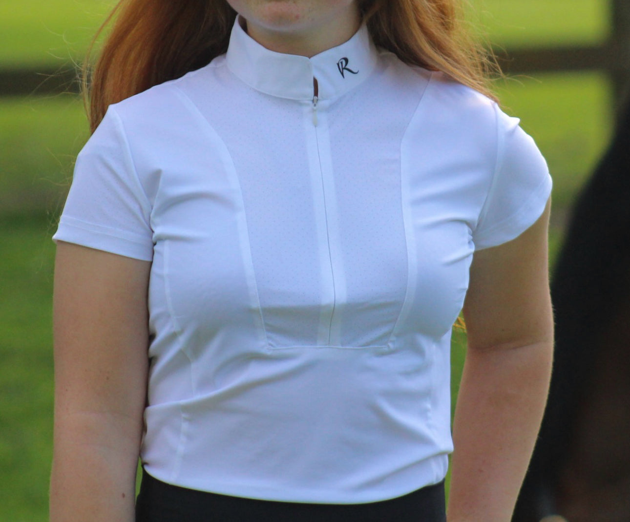 VR White, Perfect Collared Performance shirt