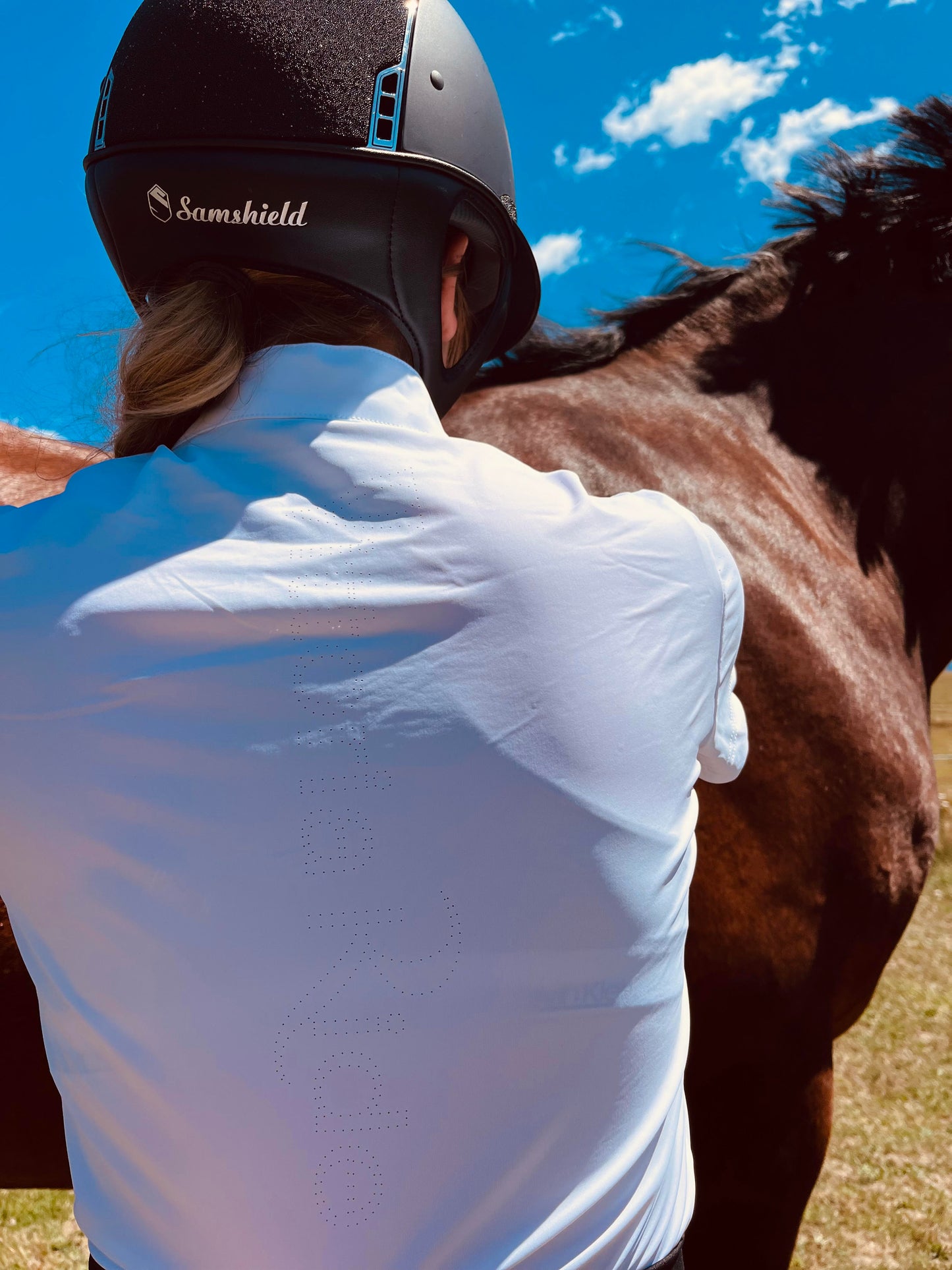 VR White, Perfect Collared Performance shirt