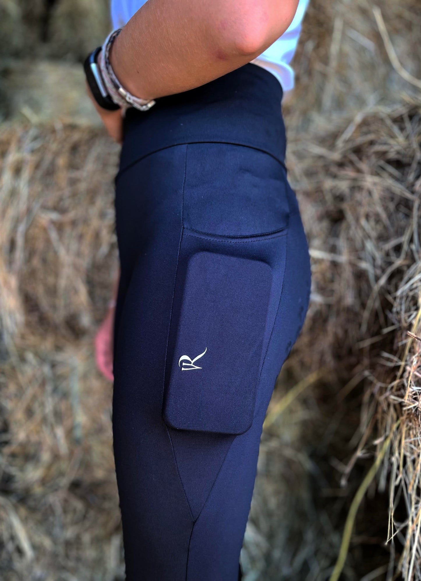 VR Ultra high waist Black Riding Tights