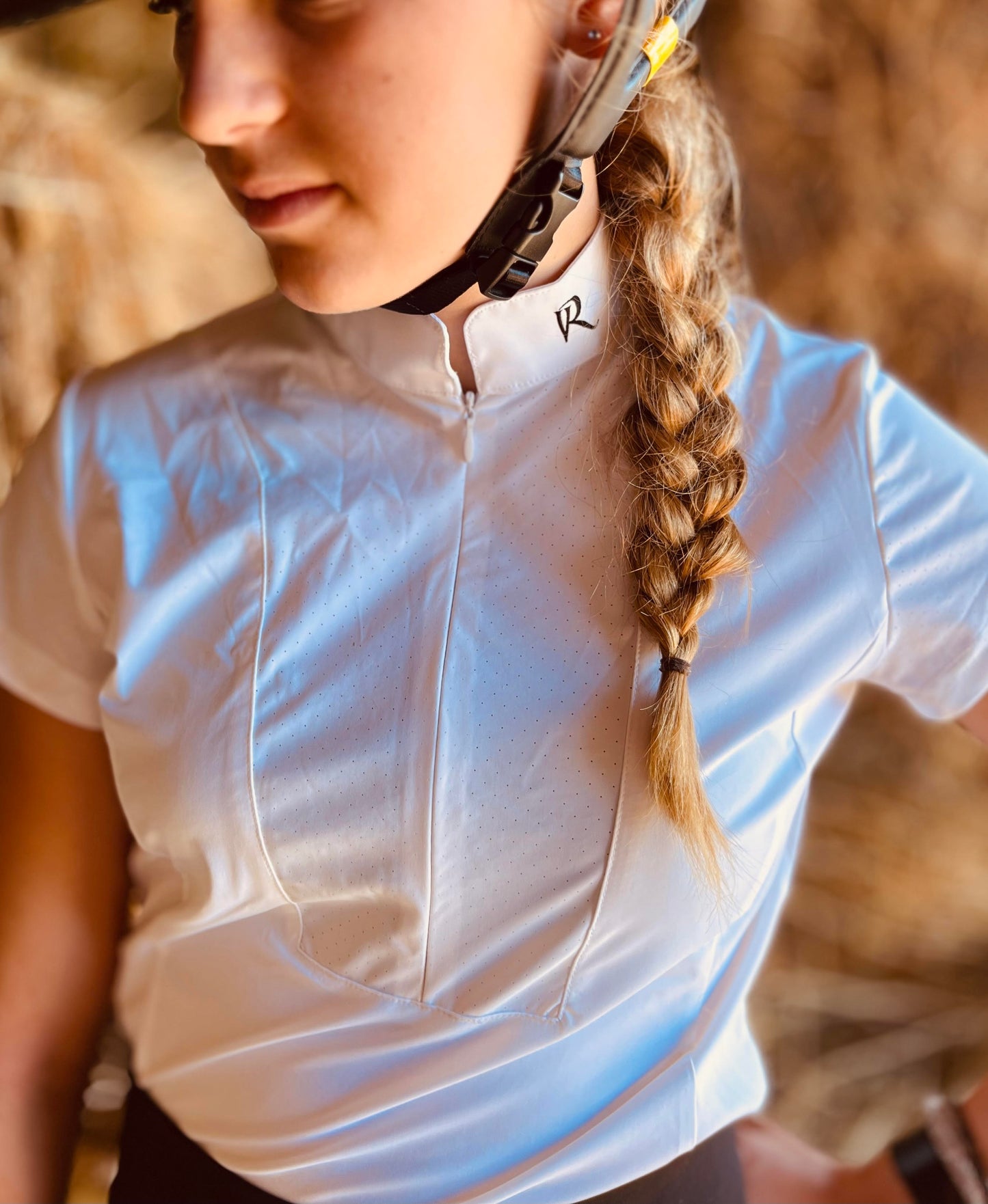 VR White, Perfect Collared Performance shirt