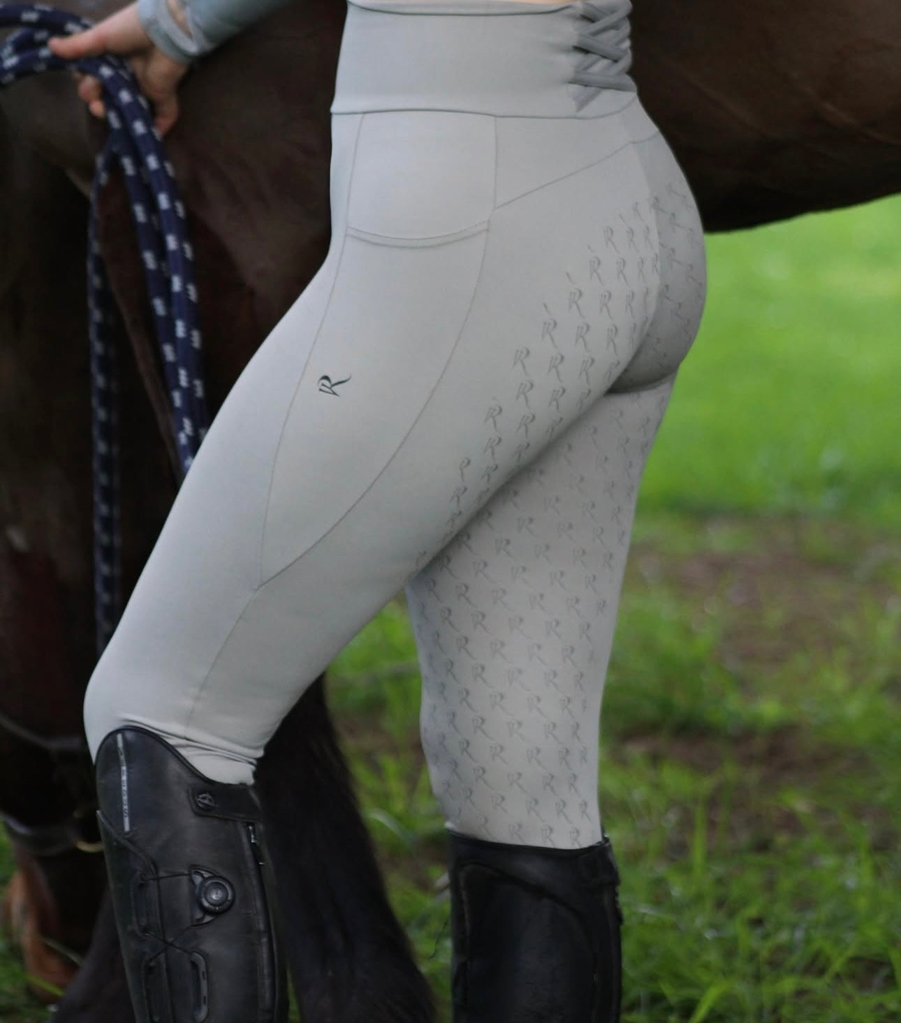 VR Ultra high waist Grey Riding Tights